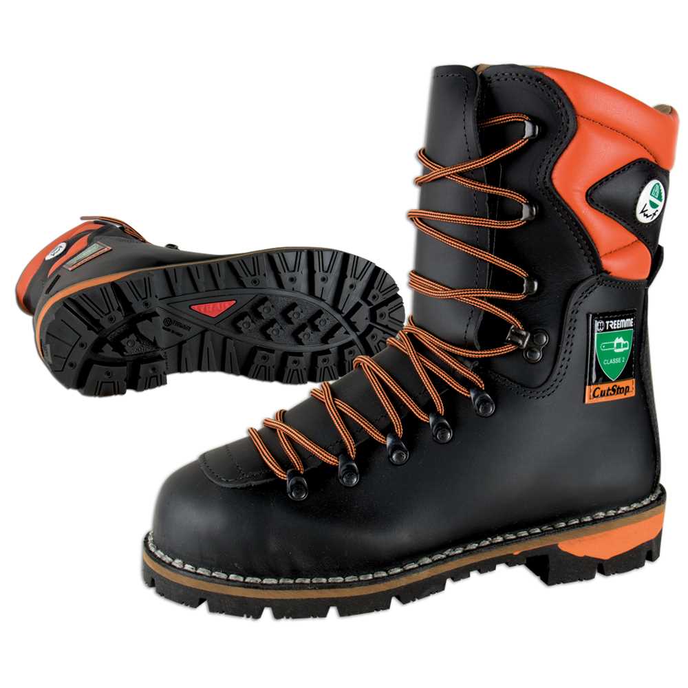 Schnittschutz-Schuh Gr.43 EN381/2 mit Stahlkappe,24cm hoch