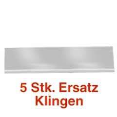 5 Stück Stahl-Wechselklingen 150mm breit passend für Art.Nr.7032-102