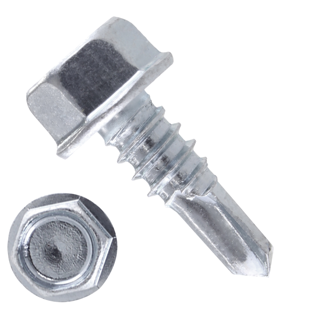 Bohrschraube DIN 7504 K A2 6,3 x 19 ROSTBESTÄNDIG SECHSKANTKOPF VP=500