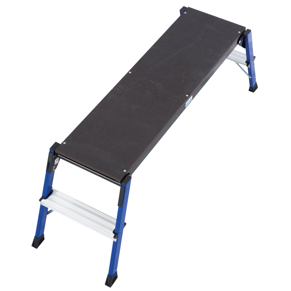 Klapp-Arbeitsplattform Alu 150kg 8,5kg Arbeitshöhe ca.2,45m rutschhemmend