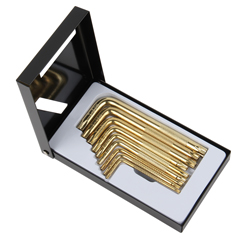 Si-Torx-Stift-Schlüssel-Satz T10H-50H 9-teilig,in Kassette,Chrom-Vanadium