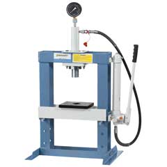 Tischpresse 10To KOMPAKT,abnehmbarer Press-Stempel,mit Manometer