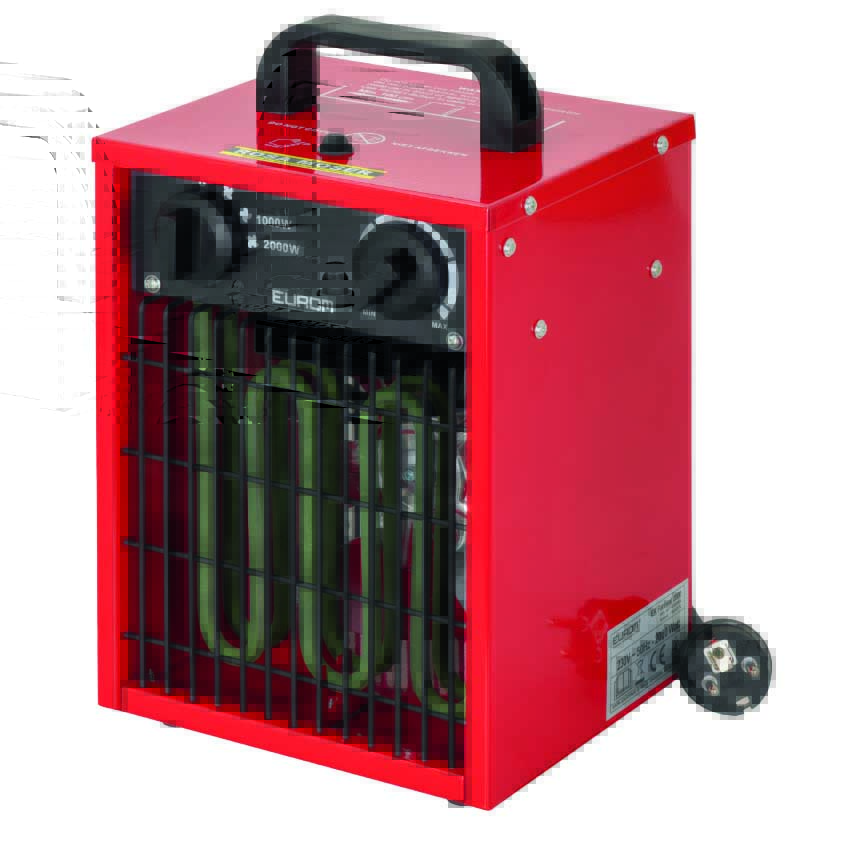 Elektroheizgerät 2000 Watt 230 Volt 1,5m Anschlusskabel und Schukostecker