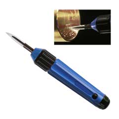 3-Kant-Hohlschaber mit Wendeklinge und Griff