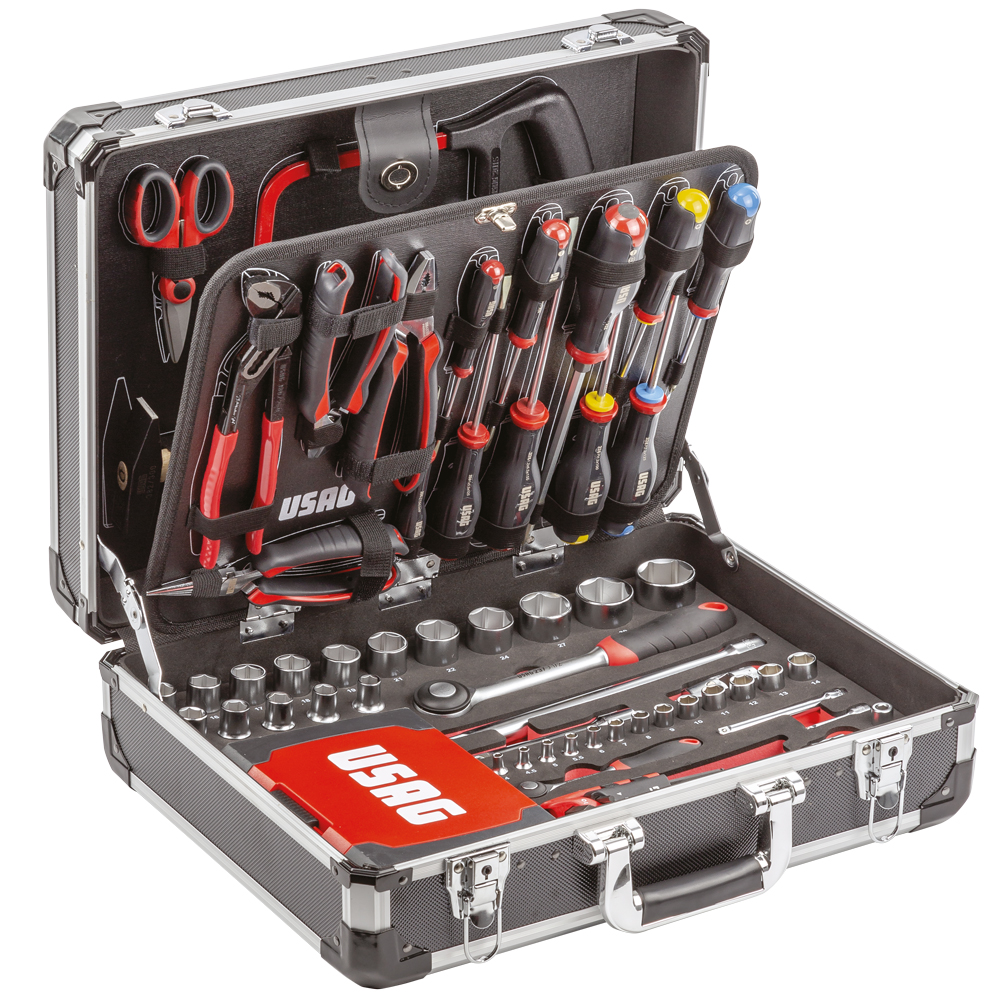 Werkzeugkoffer USAG,U002 JMA 181-teilig Qualitäts-Werkzeugsortiment