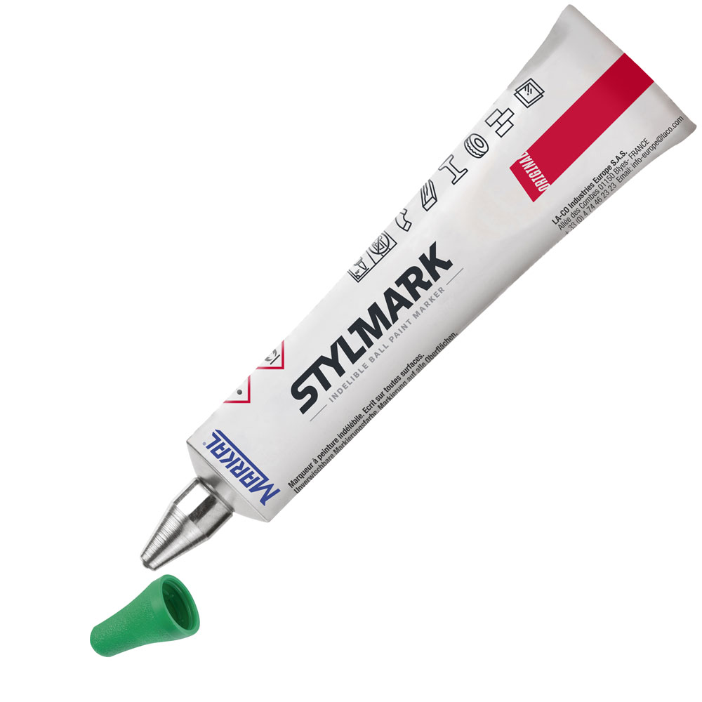 Markiertube QUICK 2mm,grün Markierfarbe für sämtliche Materialien