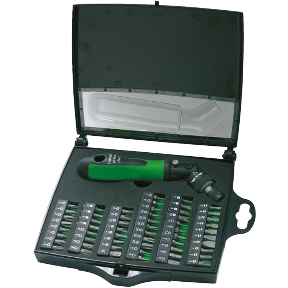 Knarrenschraubendreherset Bitbox mit Sicherheitsbits 58-Teilig