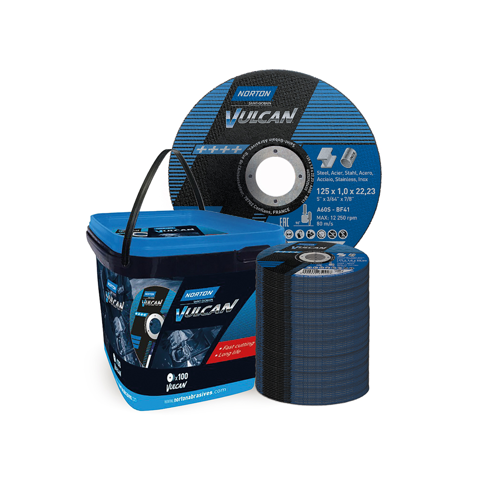 100 Stück Trennscheibe 125x1x22,23mm gerade Form 41,im Eimer