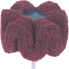 Rotor-Wellenvlies 100x50/K280 Schaft 6mm zum ansatzlos-Strichmattieren