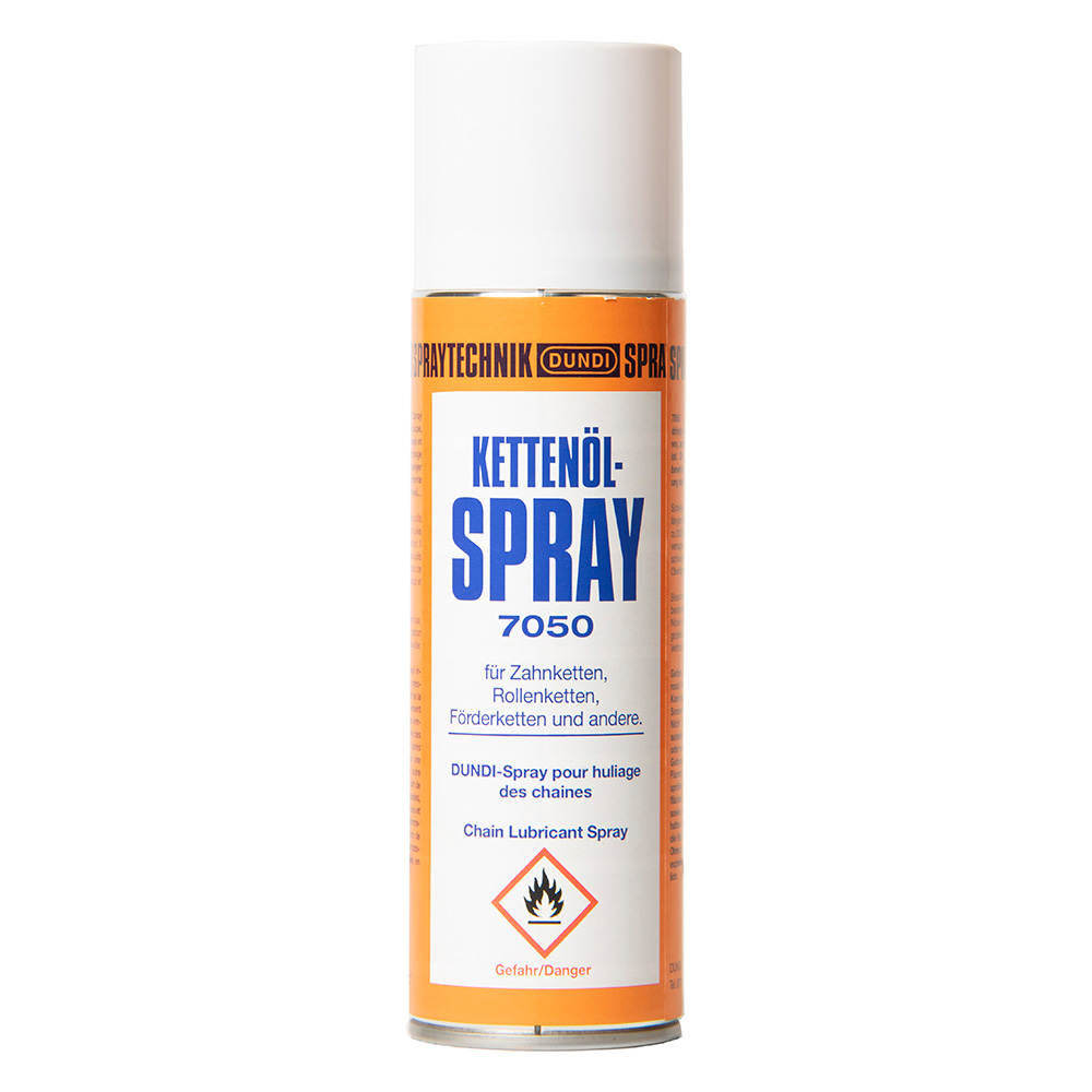 Kettenspray 300 ml DUNDI 7055 chlorfrei für Seile und Ketten-Schmierung