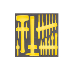 Schubladen-Modul 19 LEER Splintentreiber 2/3 PermaPor 330x330x35mm