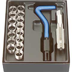 Zündkerzenreparatursatz M14x1,25 komplett mit Zubehör,in Kassette