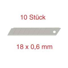 10 Stück Abbrechklingen glatt 0,6mm