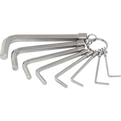 6-Kant-Stiftschlüssel-Satz 9-teilig 5/64-3/8",Chrom Vanadium