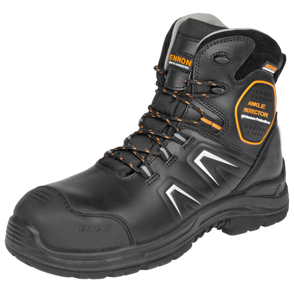 Sicherheitsstiefel DURATOR S3 XTR Gr.37 EN 20345 S3 SRC, HRO, schwarz