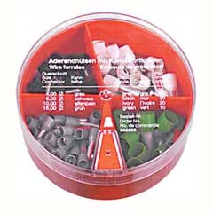 Endhülsen-Set 100-teilig 4,0-16,0mm² in Streudose