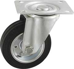 Lenkrolle 250-PB Tragkraft 295kg Spezialkugellagerung,mit Platte