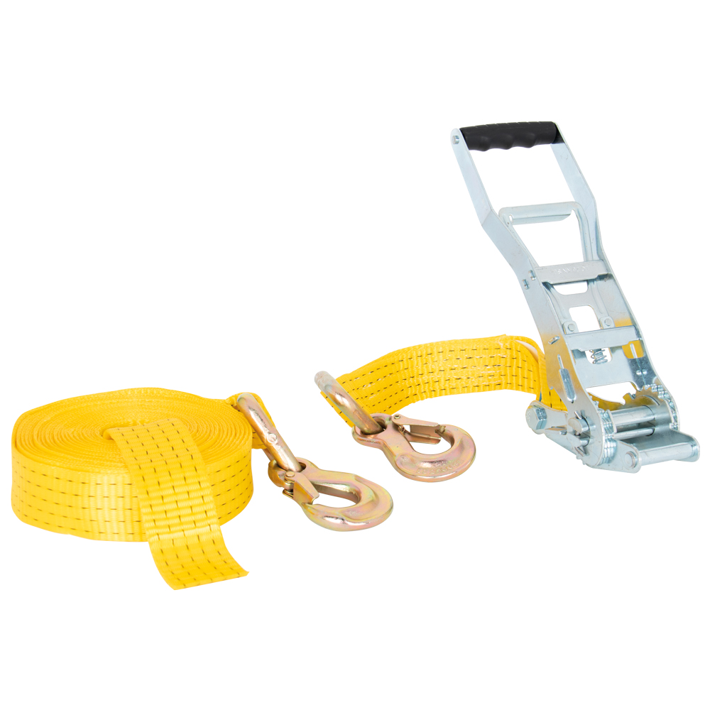 Zurrgurt 8m zweiteilig ERGO Zugratsche Triangelhaken,LC2500/5000daN,STF500daN