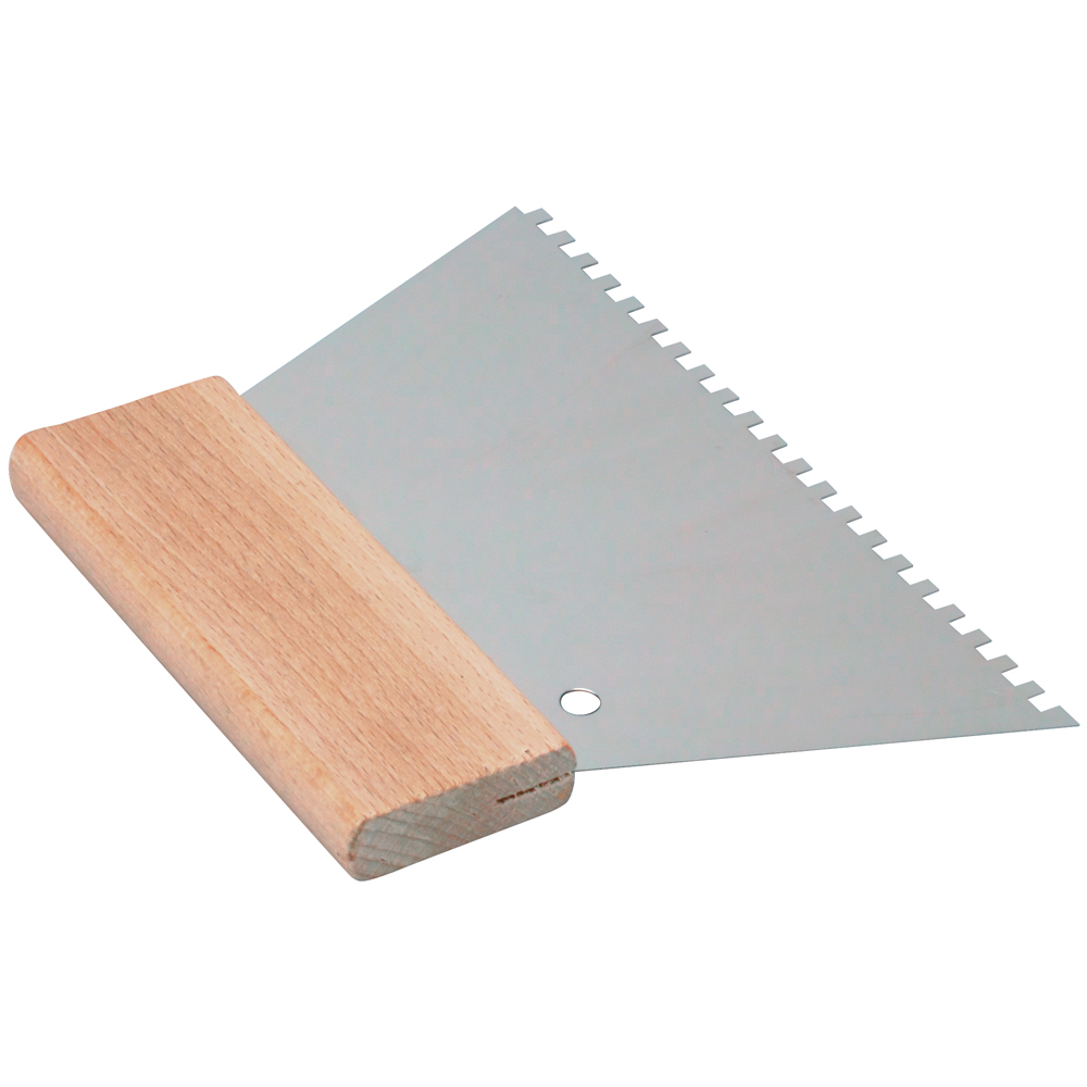 Kleberverteilspachtel 180mm E8 Trapezform