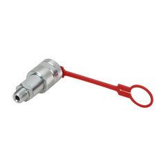 Zylinderkupplung Rp-6A 3/8" mit Schutzkappe für maximal 700Bar