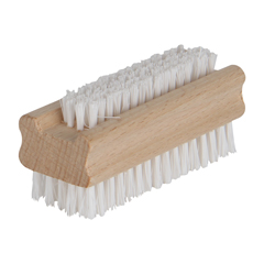 Handwaschbürste doppelseitig Nylonbesatz Holzkörper