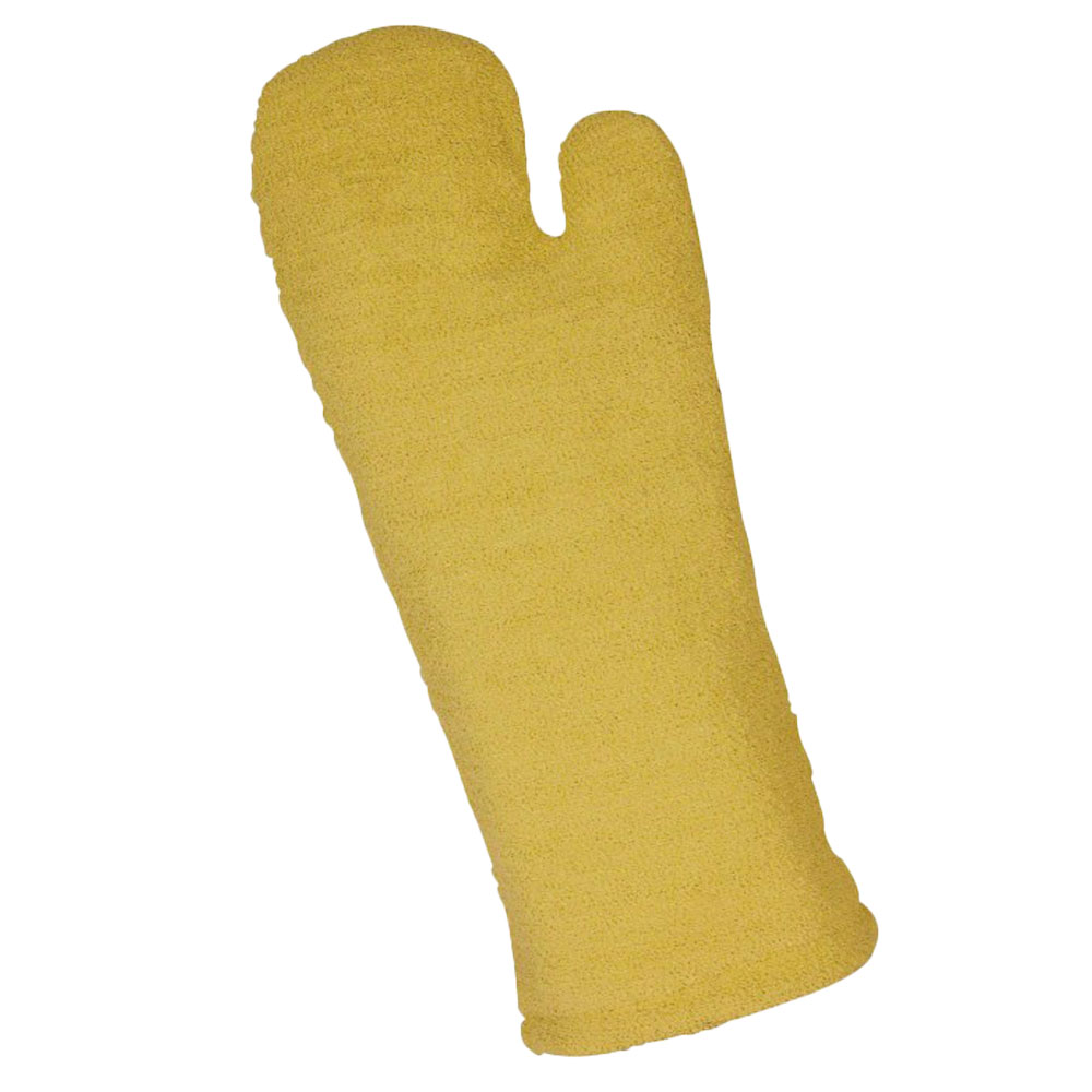 Fausthandschuh Para Aramid gelb,40cm Innenfutter Wolle