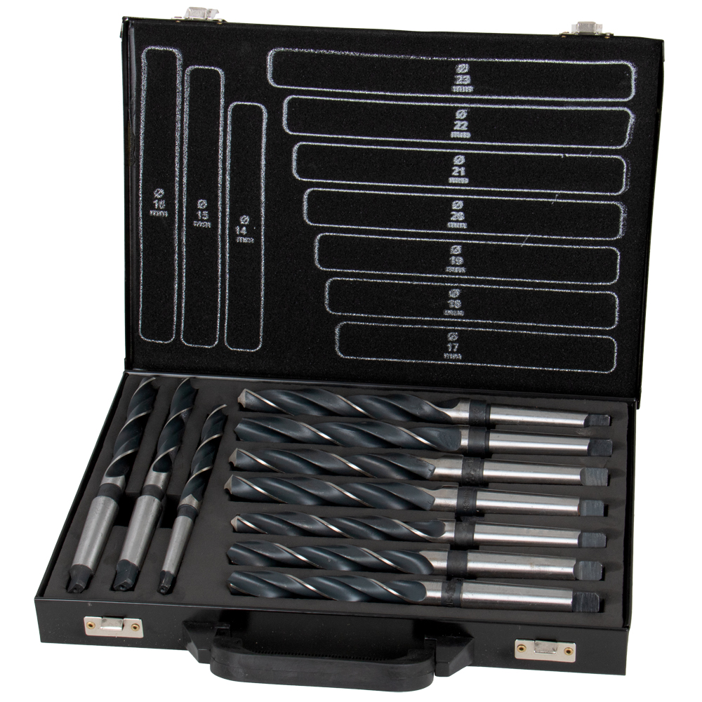 MK-Spiralbohrer-Satz 14-23mm,10-teilig rollgewalzte Ausführung,HSS