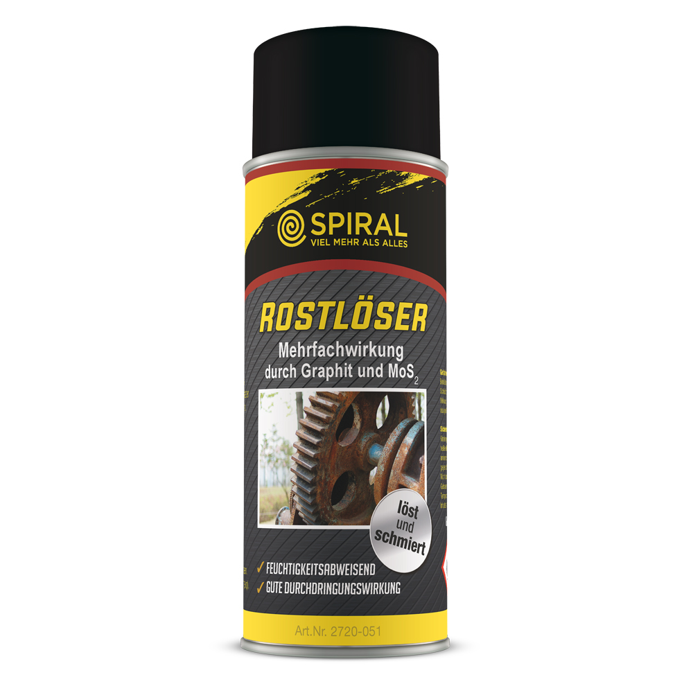 Rostlöser-Spray mit MoS2 400ml löst, verdrängt und schmiert