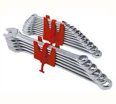 Gabel-Ringschlüssel-Satz 1/4-1 3/16" 17-teilig,15° abgewinkelt,DIN3113A