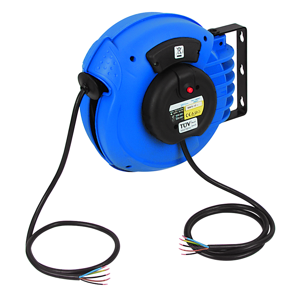 Kabelautomat ROLLFIX 10m 5x1,5mm² 400V autom.Rücklauf,für Wandbefestigung