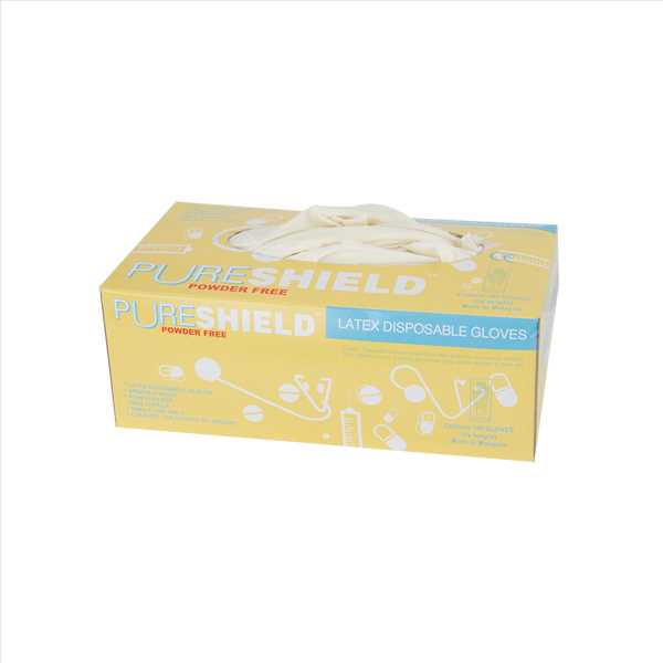 Einweghandschuh Latex Gr.M ungepudert 100 Stück Box