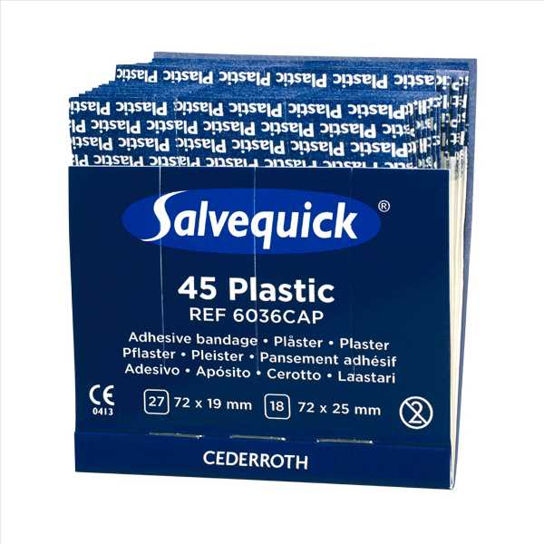 QUICK-Nachfüllung wasserfest 1VE=6 Einsätze zu je 45 Pflasterstrips