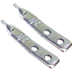 Spitzenpaar 3,0mm 15° gebogen für Sicherungszangen-Set Art.Nr.7347-201