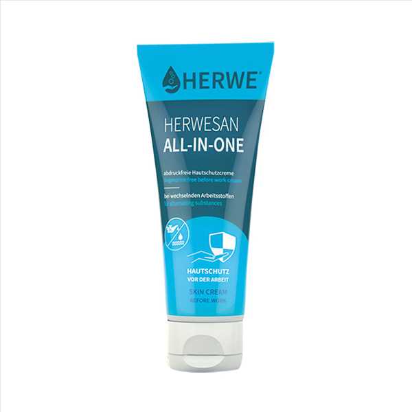 Hautschutz ALL-IN-ONE 100ml,Tube abdruckfrei bei wechselnden Arbeiten