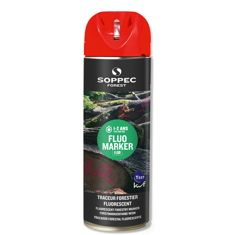 Forstmarkierspray 500ml Farbe: ROT fluoreszierend