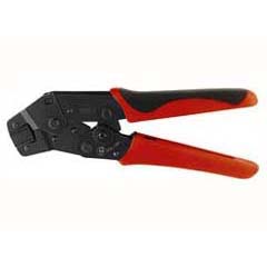 Ratschenaderendhülsenzange 0,5-6mm² automatisch,Rhombus-Pressung,vorne