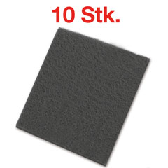 10 Stück Vlies-Bogen 152x229mm C Ultra Fine grau P800