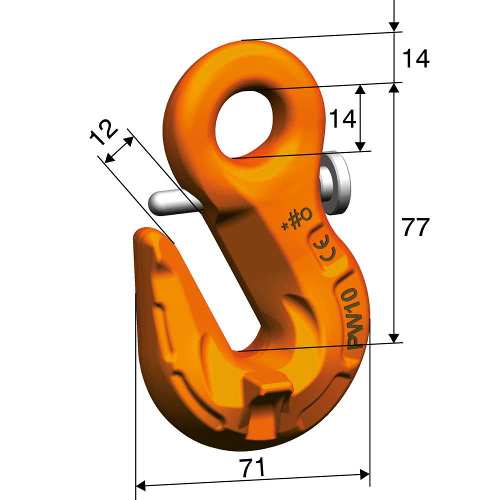 Parallelhaken Nicralloy PS 10 Güteklasse 10 - hochfest,nach EN 1677-1