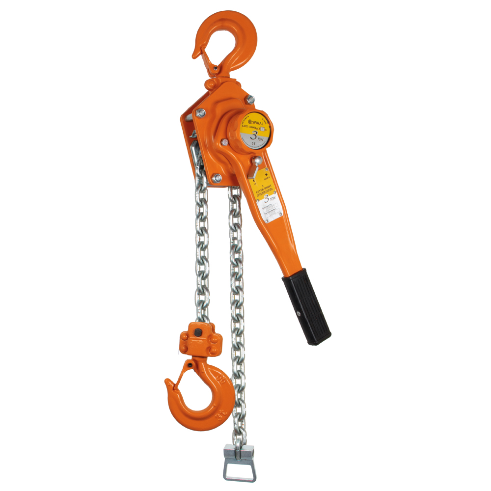 BULL-LEVER G2 Handhebelzug 3000kg/3m hochfeste Lastkette 10x28mm - verzinkt
