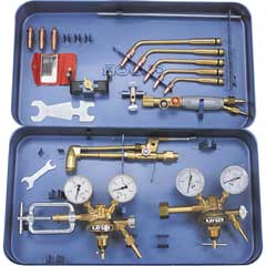 Autogen-Schweissgarnitur MONTAGE komplett in Kassette