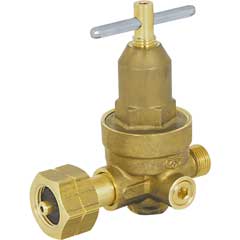 Propan-Hochfluss-Regler ohne Manometer regelbar 0 bis 4 Bar