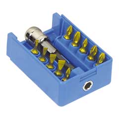 TORO TIN-GRIPSTAR Bit Box A 11-teilig mit Antirutsch-Gripkrall-Bits+Schnwechel