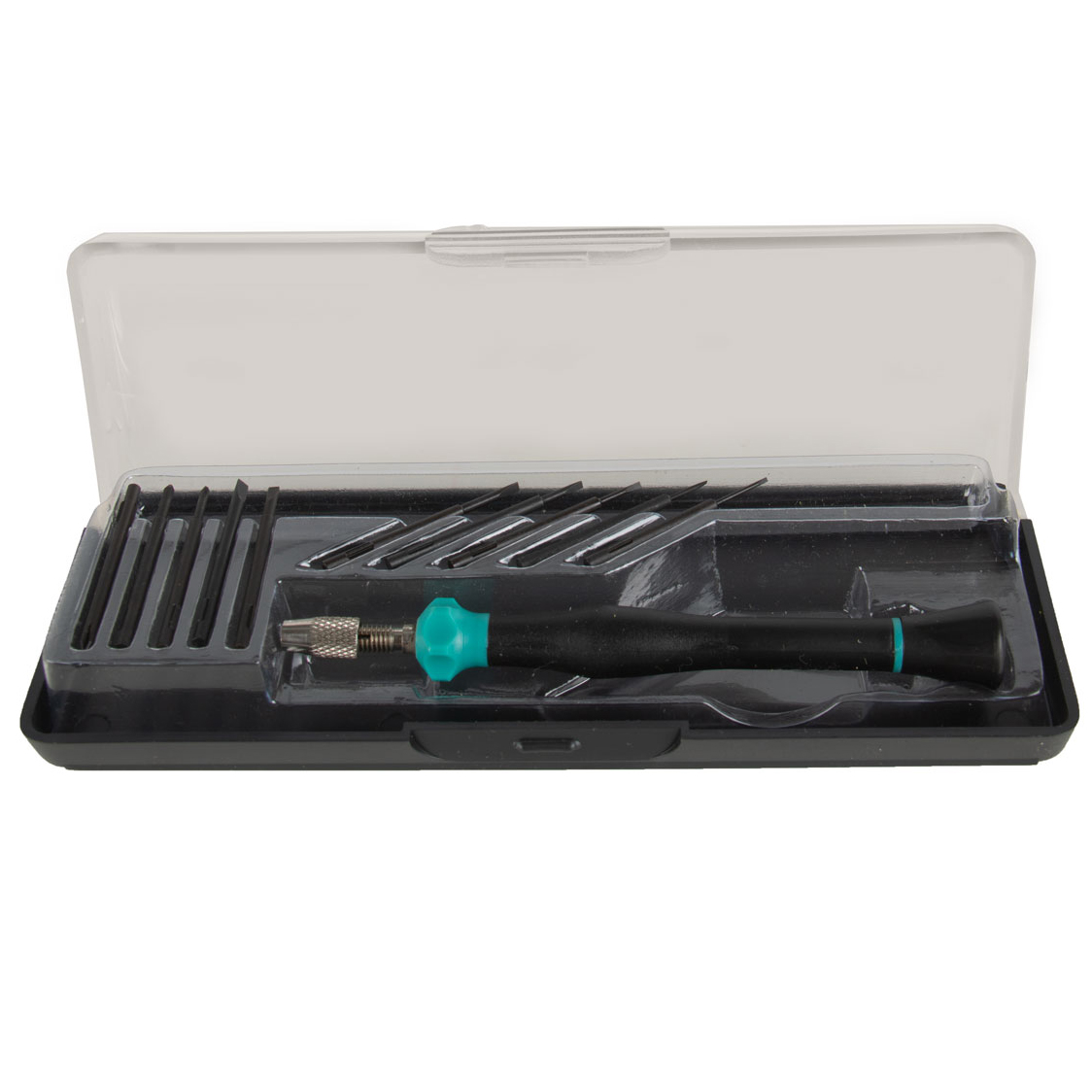 Uhrmacher-Feinschraubenzieher-Satz 11-teilig,in Box,Ergo-Griff,farbcodiert