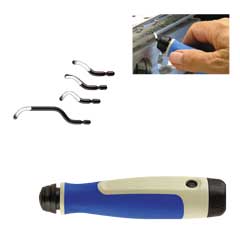 GRATNIX 2,6mm Entgrat-Satz 5-teilig Softgriff und 4 Klingen