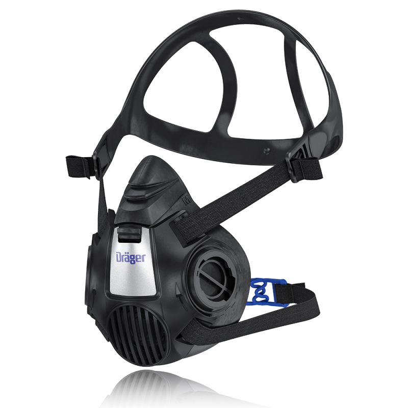 Dräger Halbmaske X-plore 3300 Silikonfrei, ohne Filter, Bajonette