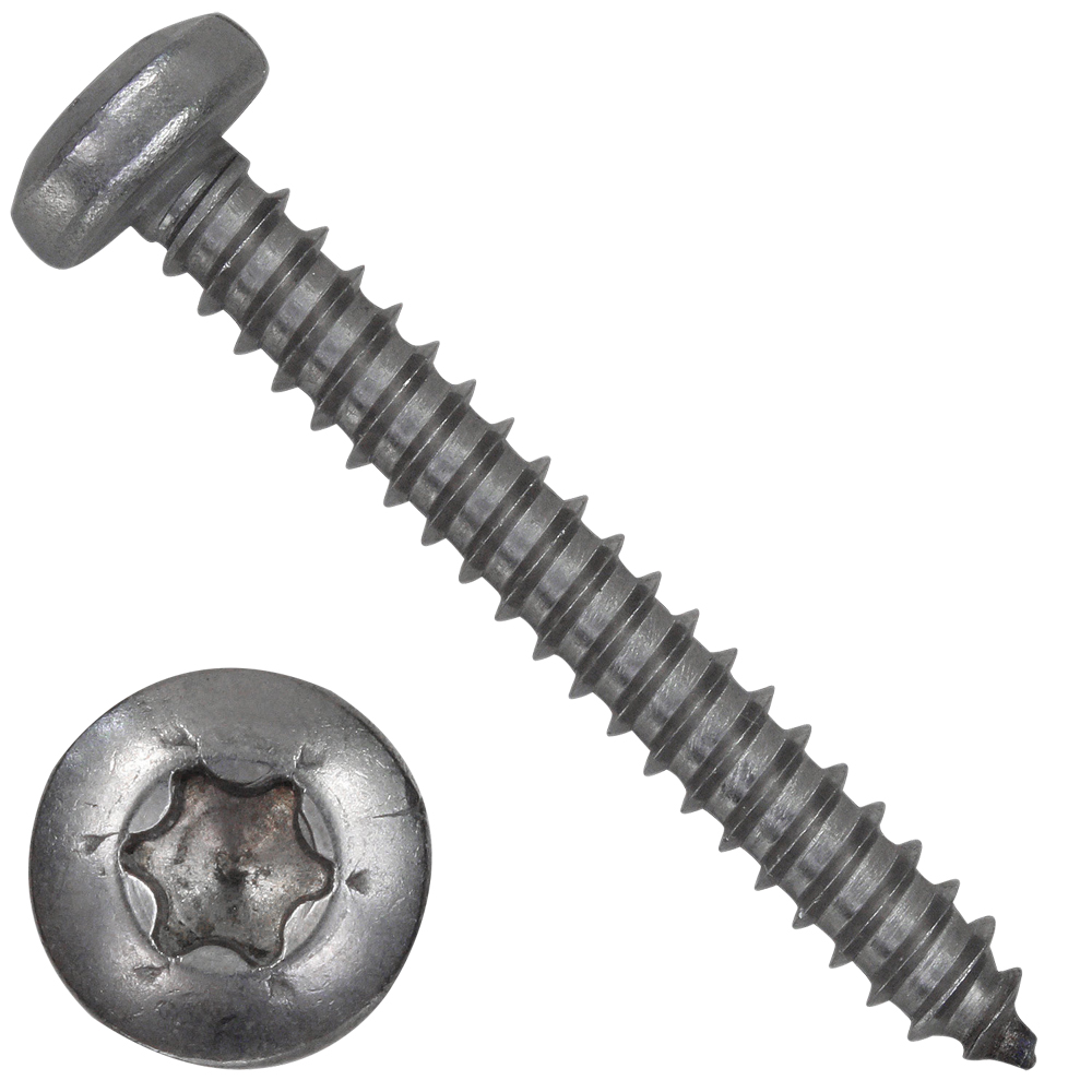 Blechschrauben DIN 7981 A2 4,2 x 19 ROSTFREI MIT SPITZE POZIDRIV VP=1000