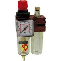 Pressluft Wartungseinheit 1/2"IG mit Druckminderer und Manometer