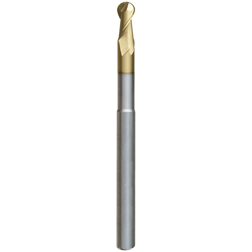 VHM-Kugelfräser Ø3;Z=2;ALU/ZrN (GLxSL)70x6/Schaft D6nach DIN 6535A