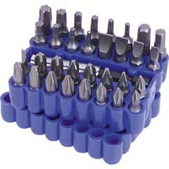 Bits-Satz 1/4" 33-teilig,Magnethalter in Box