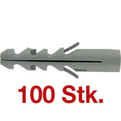 Dübel Nylon S 5 x 25 f. Schrauben Ø 4mm für Spanplattenschrauben VPE=100 Stück